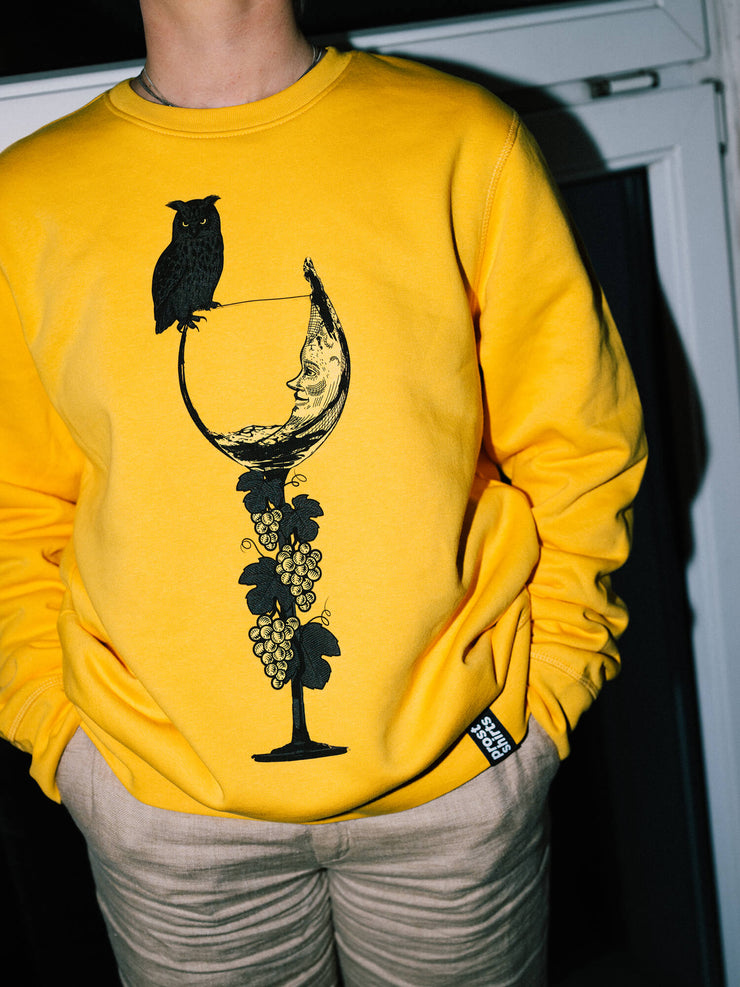 Owl Moon Sweater yellow